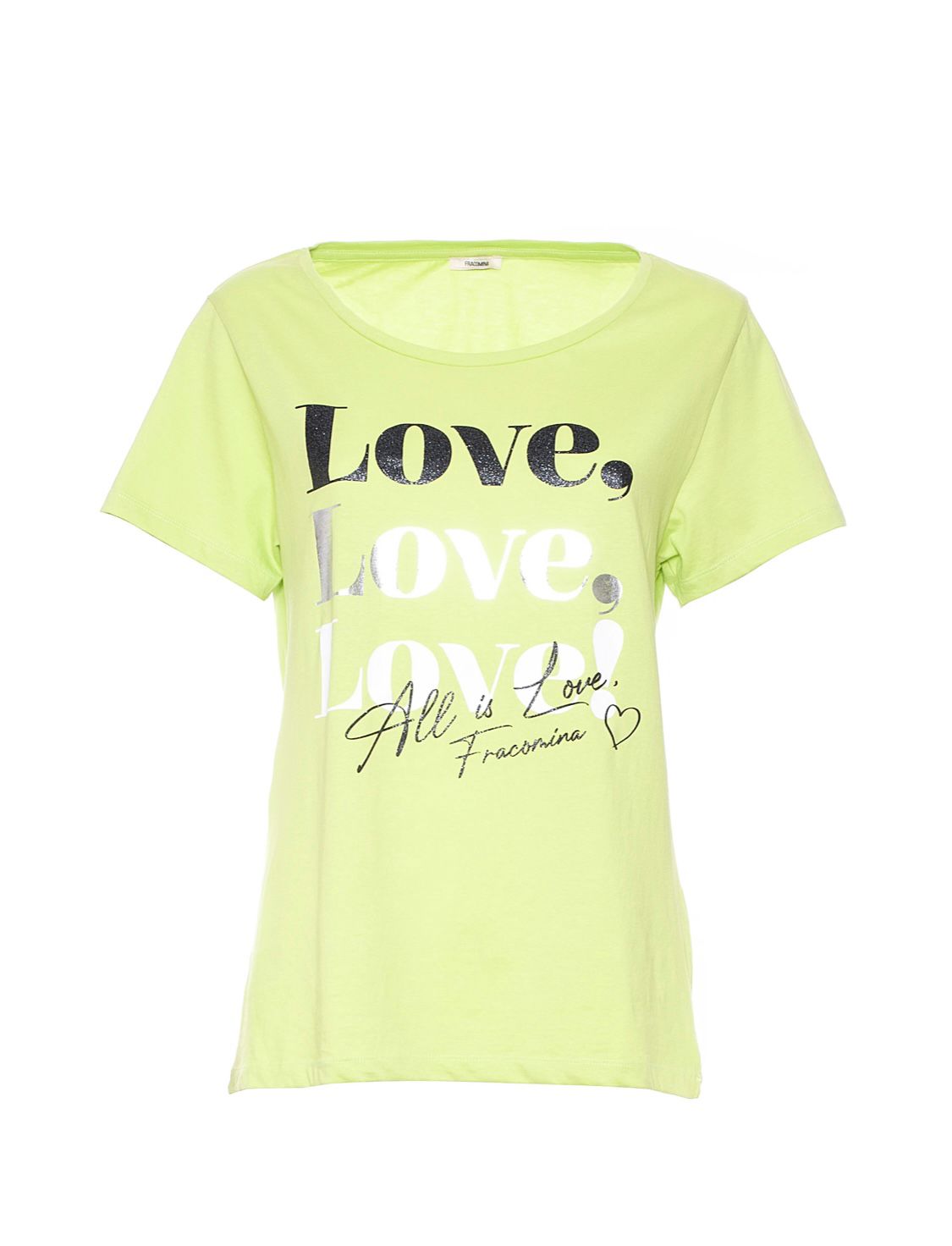 T-SHIRT BOYFRIEND FRACOMINA CON STAMPA LETTERING ART:FR21ST3025J40013-053-FA-XS